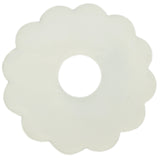 Stjernsund kaarsenring loua bloem wit glans 9,3 cm | 24 stuks