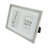Fotolijst 2 passe-partout stone 10 x 15 cm | 8 stuks