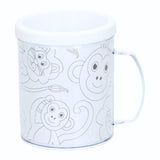 Kleur je eigen beker dieren 250 ml | 36 stuks
