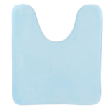 Wc mat lichtblauw microfiber 45 x 50 cm | 16 stuks