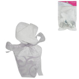 Miss france geschenkverpakking grijs 5 cm set van 6 | 24 stuks