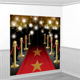 Amscan wanddecoratie hollywood scene 165 cm 2-delig | 24 stuks