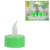 Deco heitmann led theelicht op batterij groen 4,5 cm 2 stuks | 20 stuks
