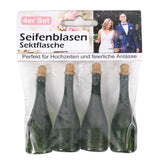 Bellenblaas champagnefles 7,7 cm 4 stuks | 24 stuks