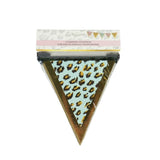 Vlaggenlijn funky leopard 350 cm | 48 stuks