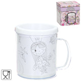 Kleur je eigen beker prinses 250 ml | 36 stuks