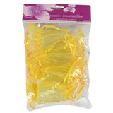 Geschenkverpakking geel 13 cm set van 4 | 48 stuks