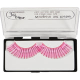 Jofrika cosmetics kunstwimpers roze glitter 9,5 cm b-keus ve500 | 50 stuks