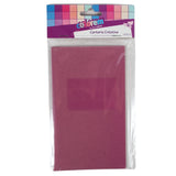 Menukaarten paars 17 cm 5 stuks | 24 stuks
