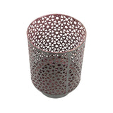 Casablanca windlicht zwart paars 20 cm | 4 stuks
