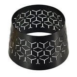 Spaas (r) kapje voor kaarsen geometric zwart 8,5 cm | 36 stuks