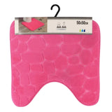 Wc mat fuchsia microfiber 50 x 50 cm | 16 stuks