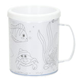 Kleur je eigen beker zeedieren 250 ml | 36 stuks