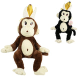 Knuffel aap met bananenschil zittend 55 cm 2 assorti | 15 stuks