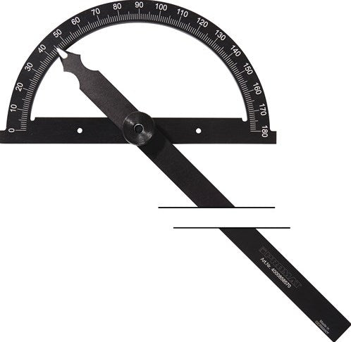 Promat tecwerk hoekmeter | gradenboog-d. 200 mm | beenlengte 300 mm - 4000858570