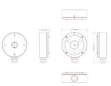 Enzo provision camera opbouwdoos geschikt voor i2-i4-difix zwart - 7900493