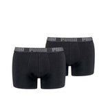 Puma Basic Boxershort Heren (Pack of 2) Zwart maat S