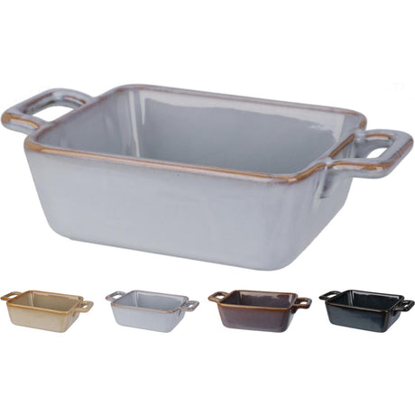 Excelent houseware ovenschaal met handgrepen 19x11x5cm 430ml
