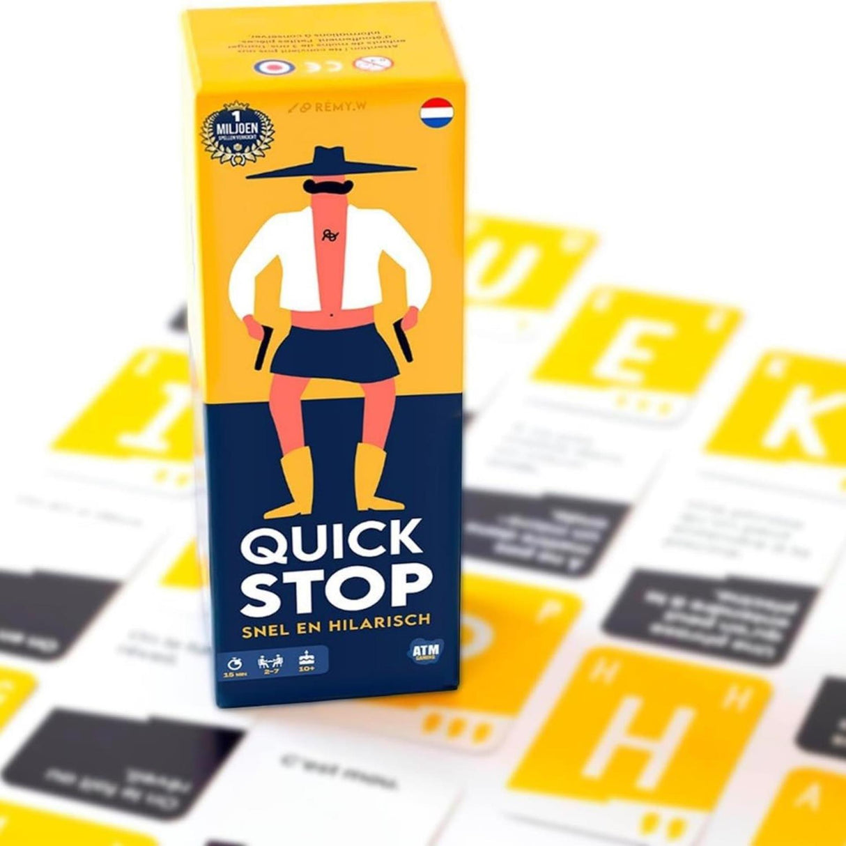 Asmodee quickstop - - nederlandstalig kaartspel - party- en familiespel - vanaf 10 jaar