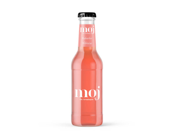 Moj rabarber hibiscus glas(12x 20cl)