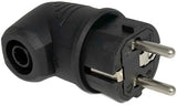 Enzo randaarde stekker rubber haaks abl - 6141230