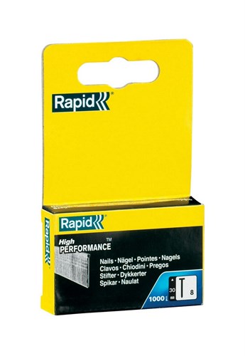 Rapid nr. 8 brads rvs 30 mm, 1.000 stuks - 40303066 - 40303066