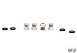 Oak components titanium screws set for sram bleedport dot (4 pieces)