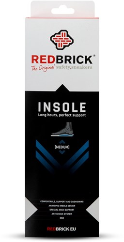 Redbrick inlegzool medium 1000034 | zwart | maat 45 - 00.083.024.45