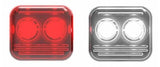 Reelight Fietsverlichting Flash staal rood wit zwart 4 delig