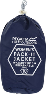 Regatta Pack-It III regenjack dames donkerblauw maat M