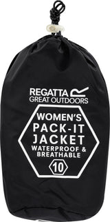 Regatta Pack-It III regenjack dames zwart maat XXL