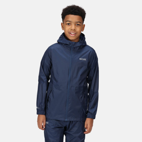 Regatta Pack It III regenjas jongens donkerblauw maat 9-10 jaar