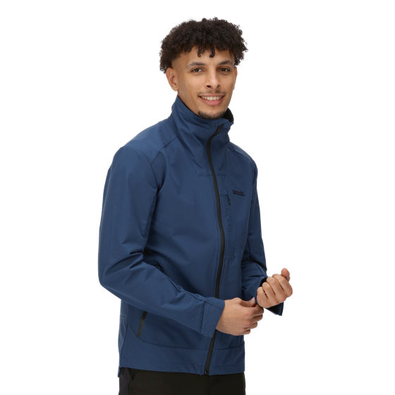 Regatta Overmoor softshelljas heren blauw maat XXL