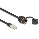 Stp cat 6a kabel voor inbouwmontage