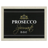 Mars more schootkussen prosecco zwart 43x33x9cm