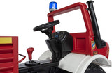 Rolly toys Trapvoertuig RollyUnimog Fire 118 x 81 x 54 rood