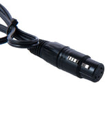 Rolux 4-pins XLR Female plug met Male D-Tap RL-C3