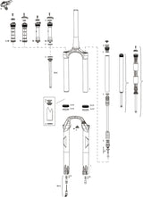 Rockshox federgabel recon silver rl susp.fork rs recon sil.rl 1 1 8 black