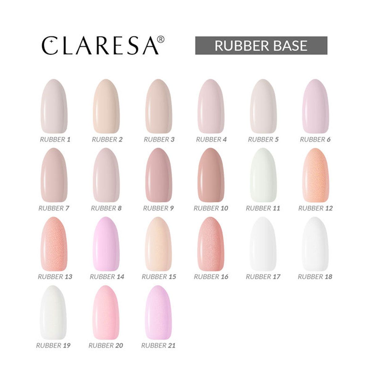 Claresa rubber base coat 5ml 8