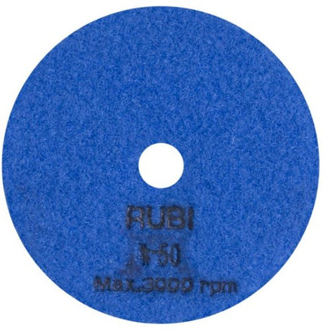 Rubi schuur- en polijstpad | ø100 mm | korrel #50 - 62970