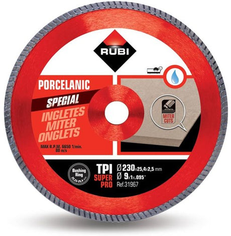 Rubi tpi 230 superpro diamantzaagblad 230mm - 31967