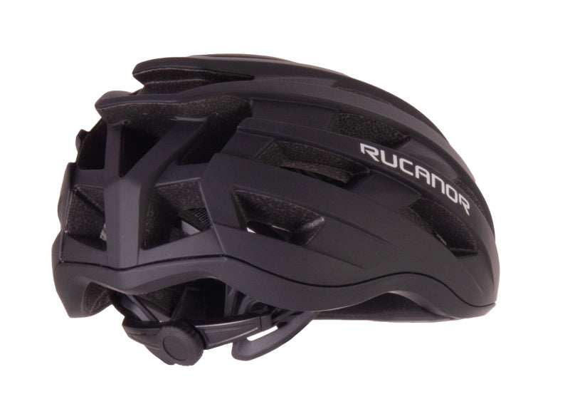 Rucanor grav fietshelm mtb en e-bike verstelbaar zwart maat 58-61 cm (l)