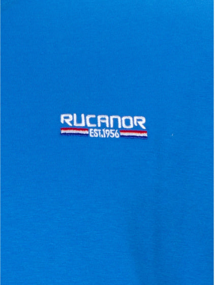 Rucanor Raffi basic shirt ronde hals heren blauw maat M