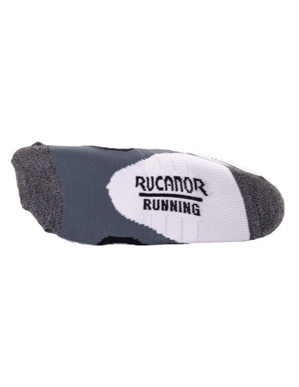Rucanor Hardloopsokken kort 2-pack wit grijs maat 39-42