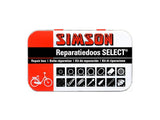 reparatiedoos Select 12,5 cm aluminium rood wit 23-delig