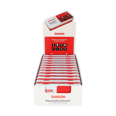 Simson reparatiedoos normaal displaydoos (per 12 stuks)