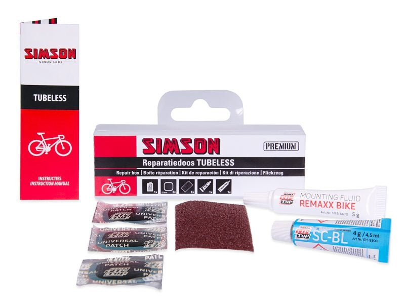 Simson reparatiedoos tubeless