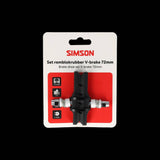 Simson remschoenen v-brake 72mm