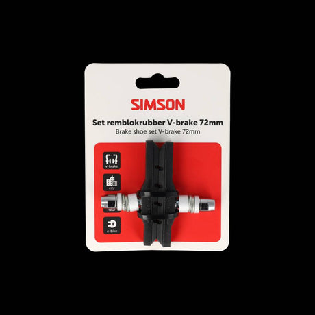 Simson remschoenen v-brake 72mm