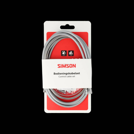 Simson remkabelset compleet universeel grijs rvs